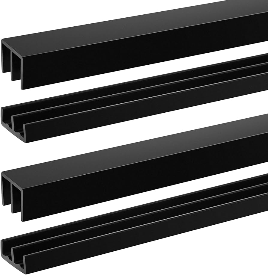 PVC Sliding Door Rail – 5mm × 6ft